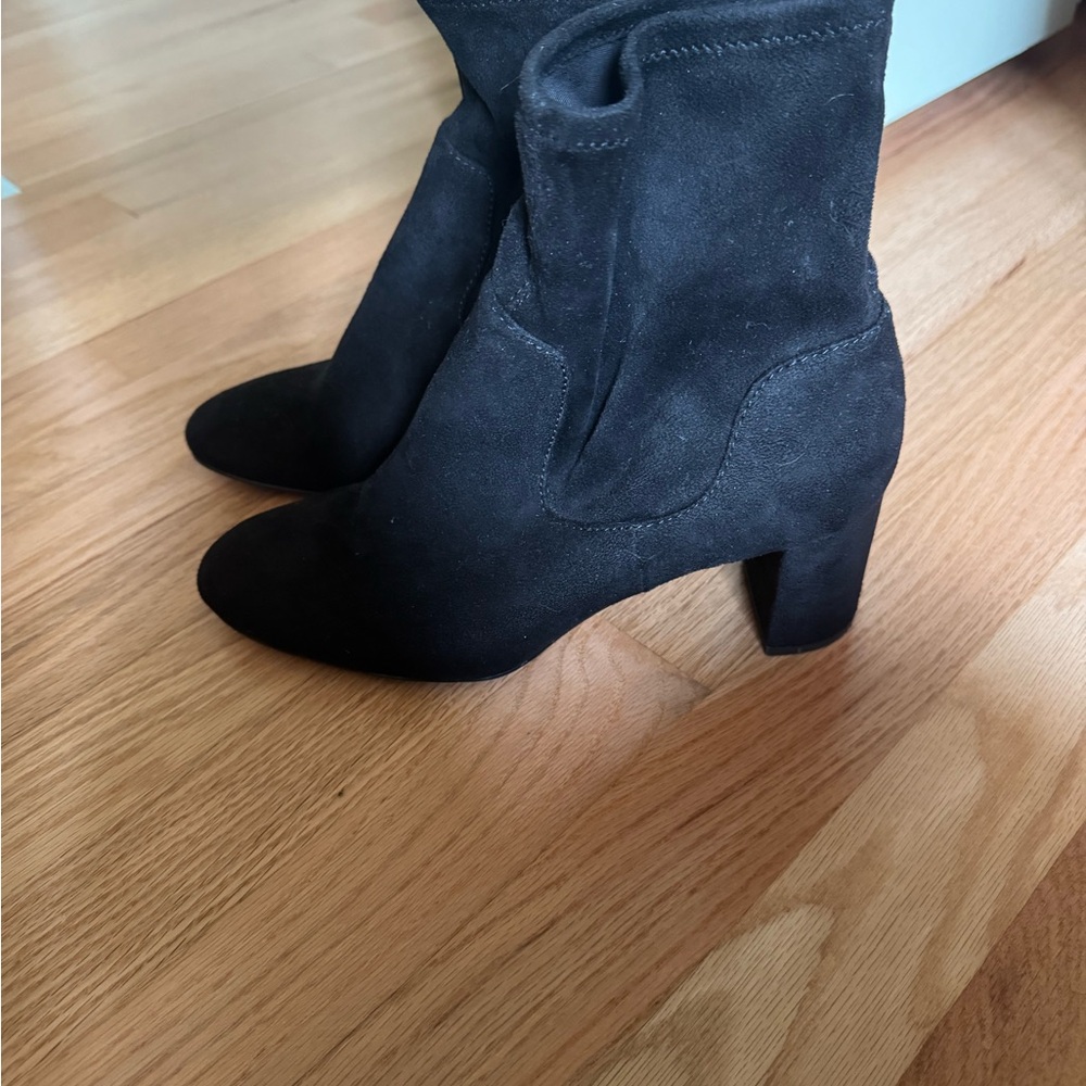 Ann Taylor Black Suede Women's Boots